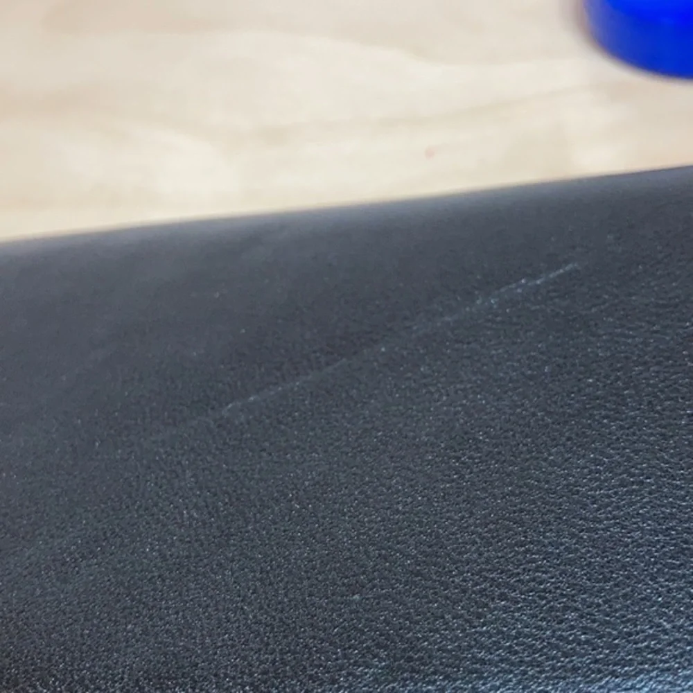 NWT Kenneth Cole black leather flap clutch